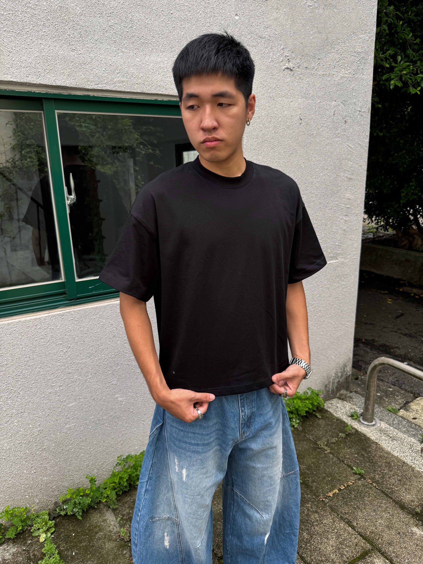 BOXY短袖素TEE